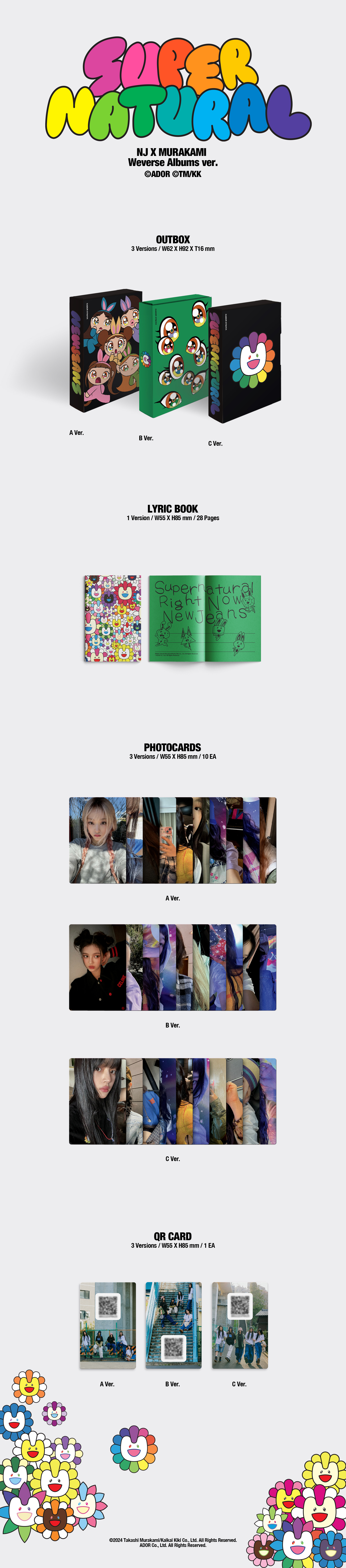 NEW JEANS - SUPERNATURAL NJ X MURAKAMI (WEVERSE